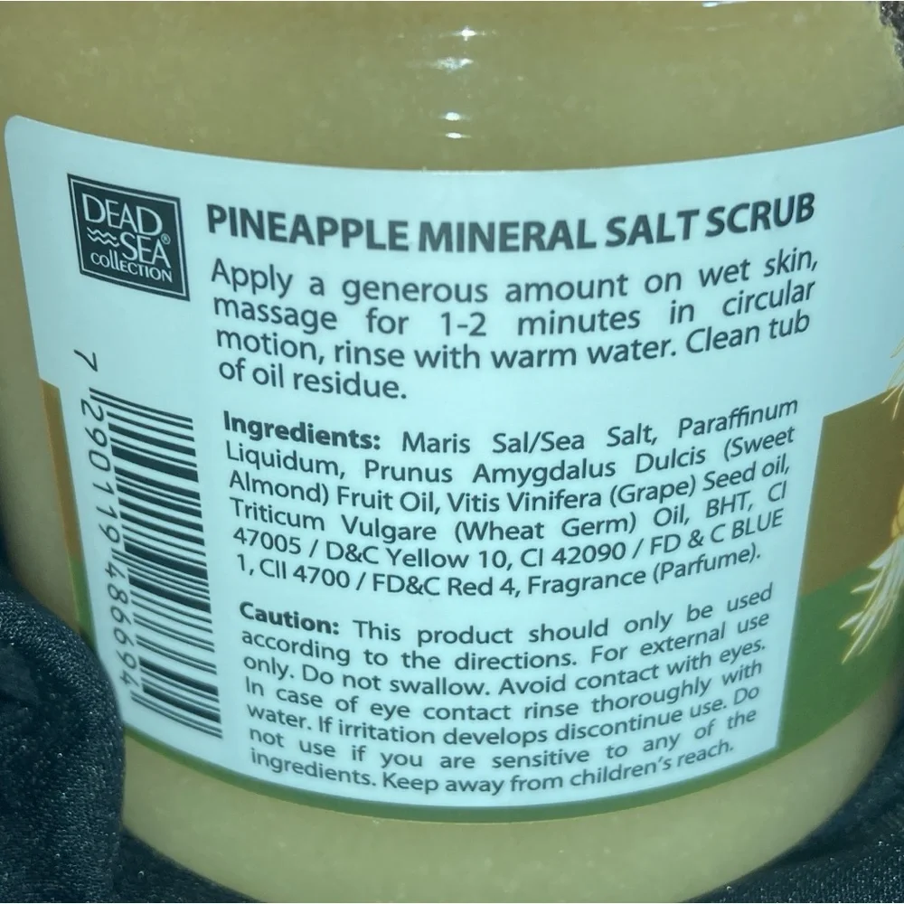 DEAD SEA COLLECTION PINEAPPLE SALT SCRUB